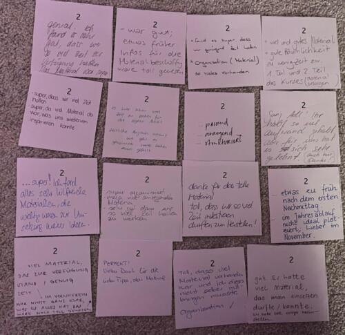 Die Organisation war...